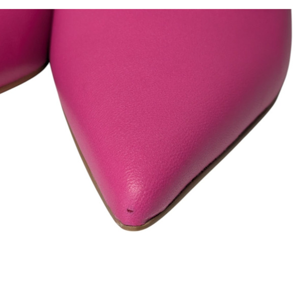 Steve Madden Ele Puff Ankle Strap Barbie Pink Bubblegum Heels New Size 6 Pointed - Picture 9 of 11